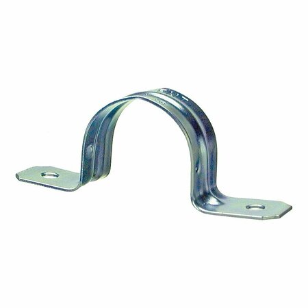 HALEX 1 1/2 IN EMT TWO HOLE STRAP 2/BG 26165